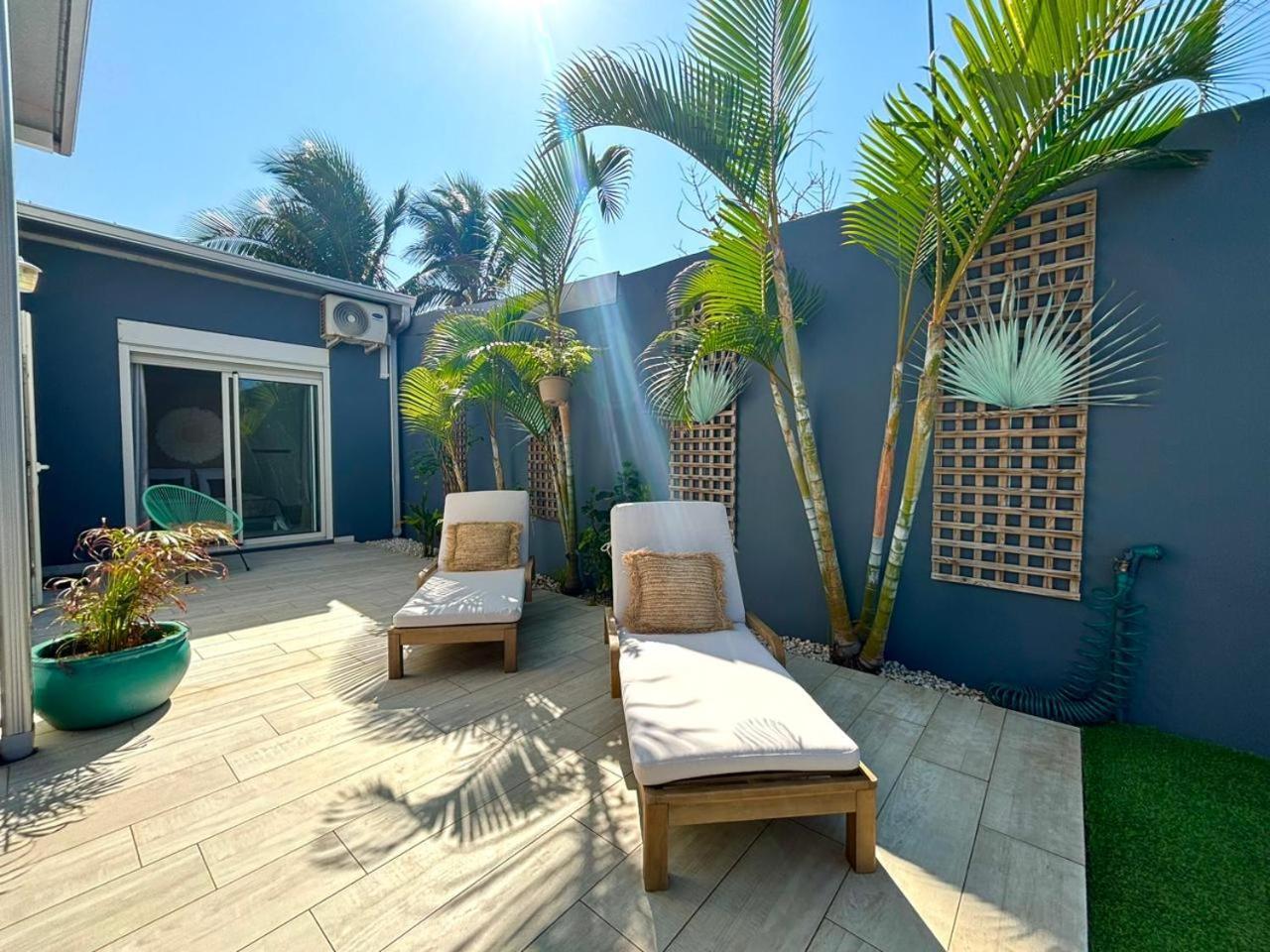סן-פייר Lestipecheur Fr Villa Grise Avec Piscine Bord De Mer מראה חיצוני תמונה